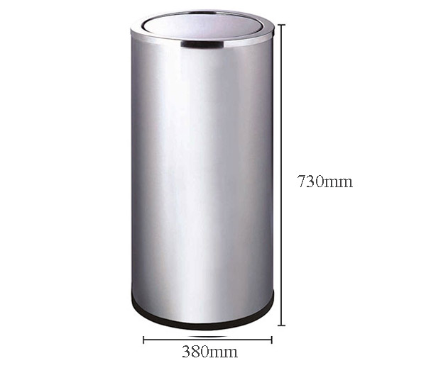 Kích thước thùng rác nắp bập bênh