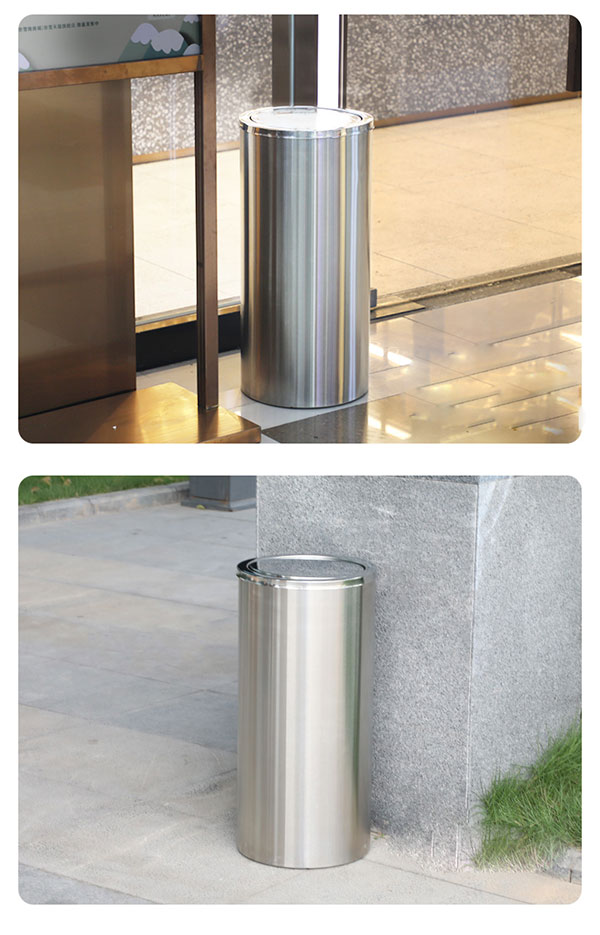Mẫu thùng rác được sử dụng tại nhiều không gian