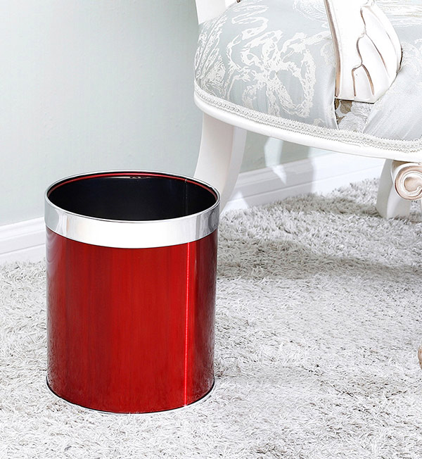 Mẫu thùng rác văn phòng không nắp tông màu nổi bật