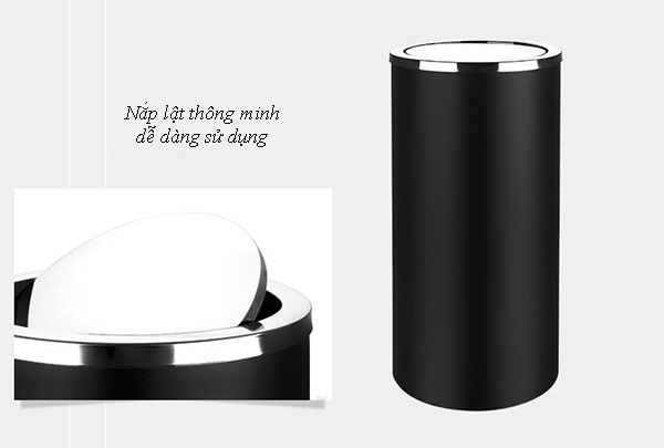 Mỗi một chi tiết của thùng rác đều rất hoàn thiện