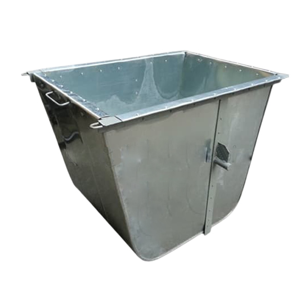 Thùng xe gom rác được làm từ tôn mạ kẽm cực bền