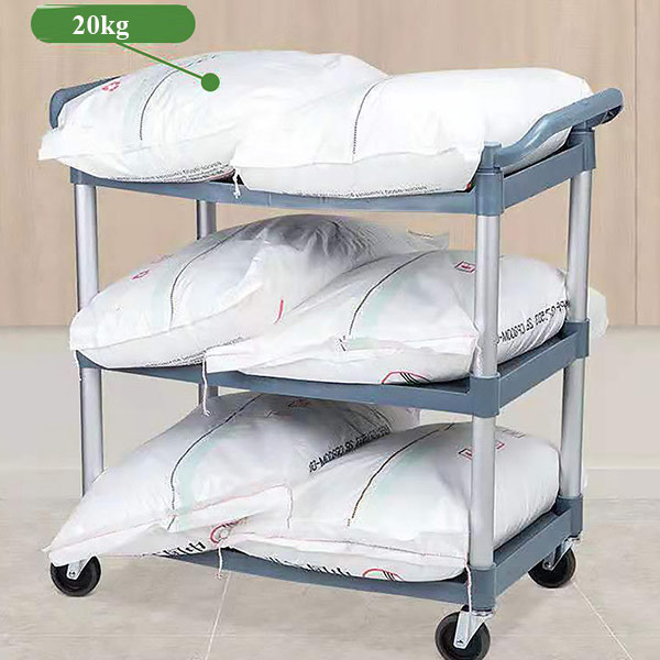 Xe thu gom bằng nhựa chịu được trọng lượng nặng