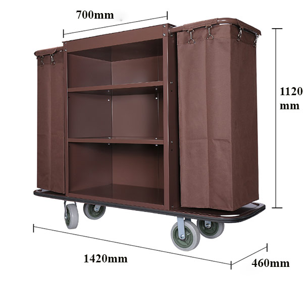 Kích thước xe làm buồng khách sạn