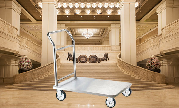 Xe đẩy hàng làm bằng inox