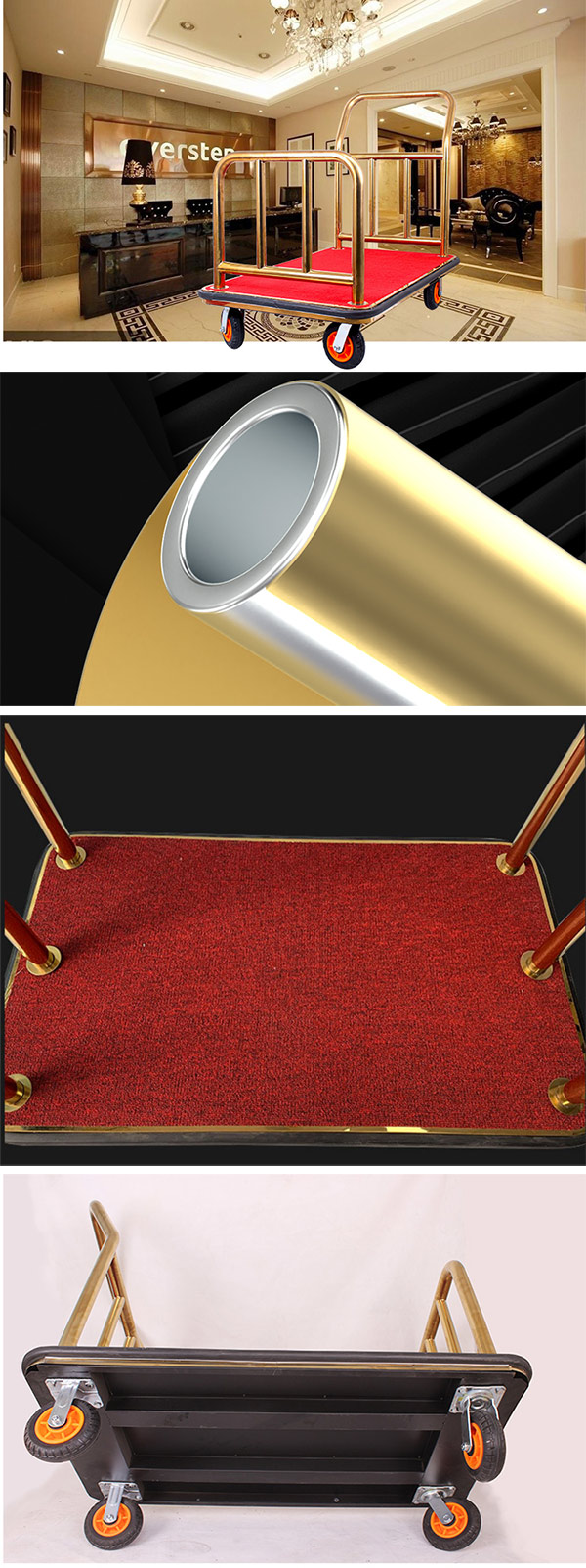 Đặc điểm từng chi tiết của xe kéo hành lý