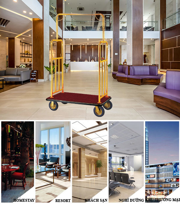 Mẫu xe chở hành lý thích hợp với không gian sang trọng