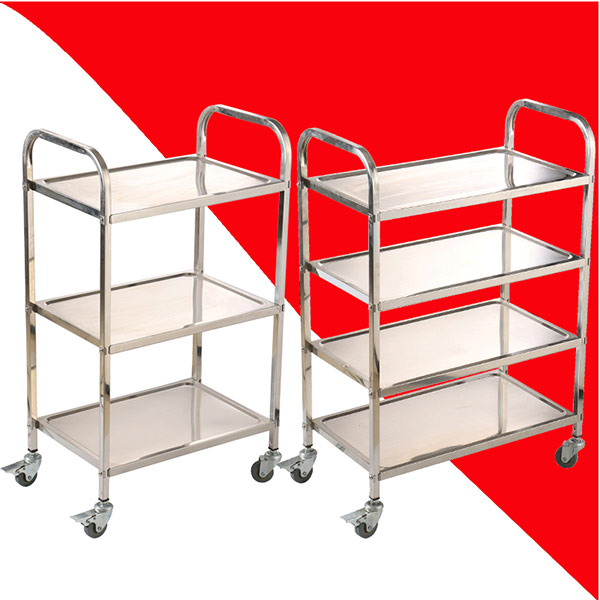 Đặt mua xe đẩy inox 3 tầng, 4 tầng giá rẻ tại Hành Tinh Xanh