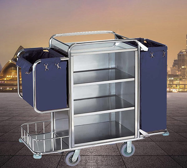 Xe dọn vệ sinh buồng phòng khách sạn cao cấp