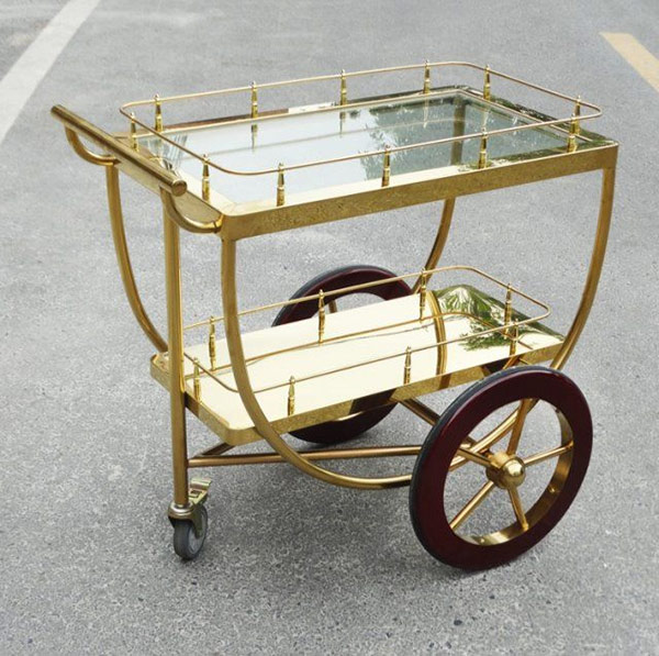 Hình ảnh thật của xe đẩy rượu vang