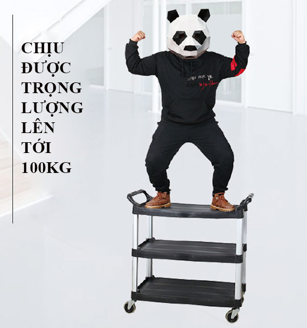 Mẫu xe đẩy phục vụ chịu được trọng lượng nặng