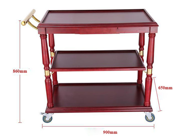 Thông số kích thước xe đẩy thức ăn, đồ uống