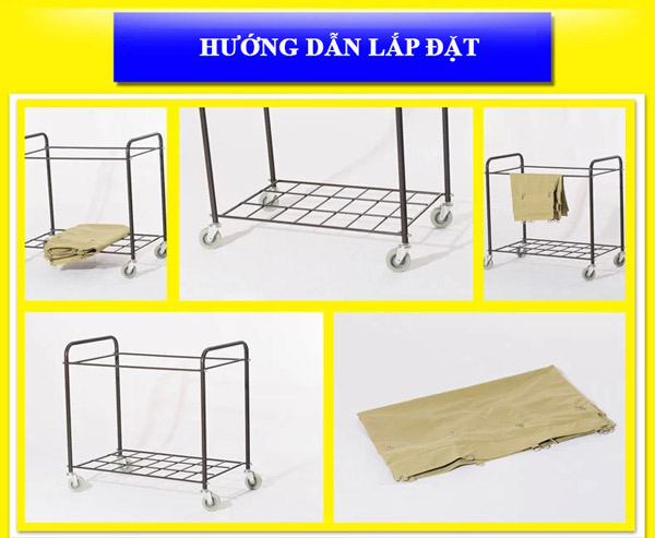 Hướng dẫn cách lắp đặt xe giặt là
