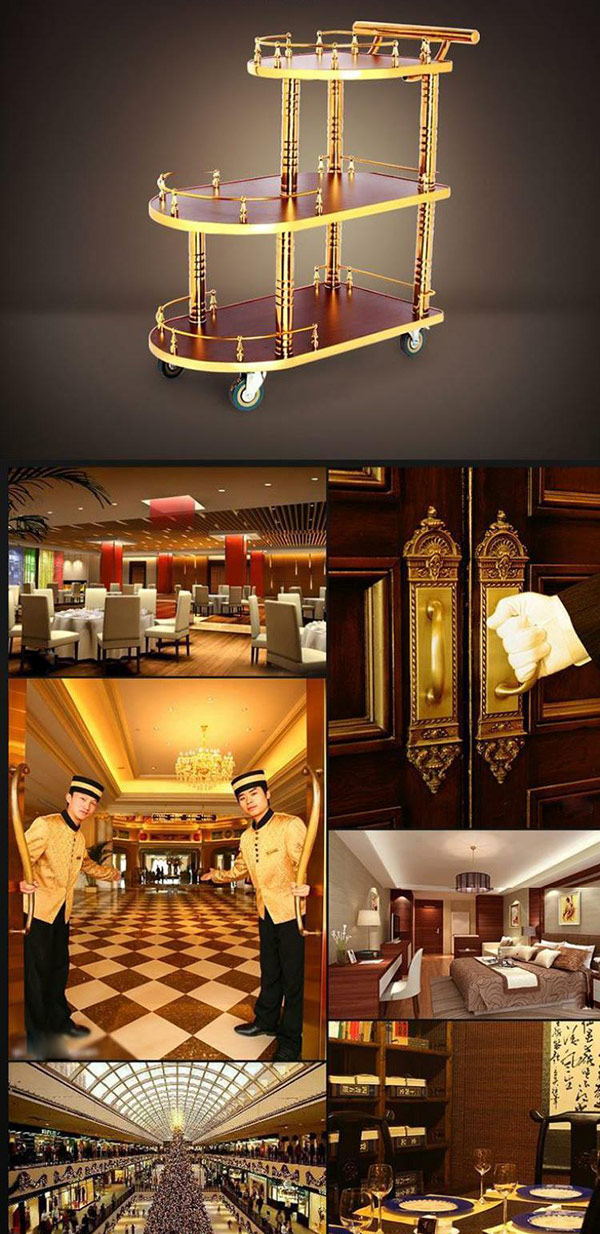 Phù hợp với nhiều không gian sử dụng - xe đẩy rượu