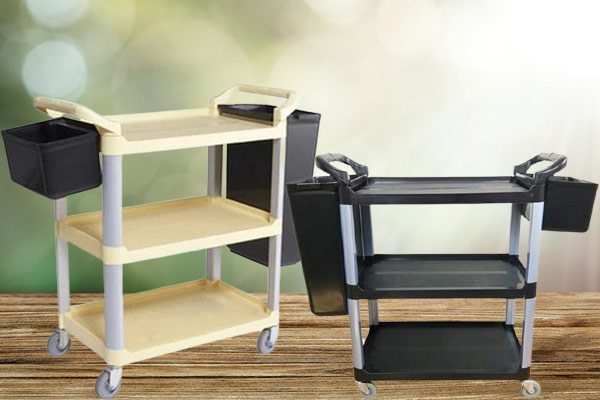 Xe dọn bàn, thu gom đồ bẩn