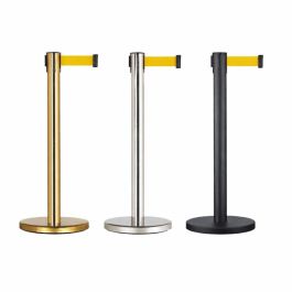 Cột chắn phân làn dây màu vàng