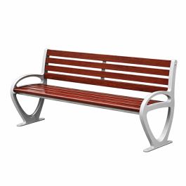 Ghế băng dài có tựa lưng ngoài trời