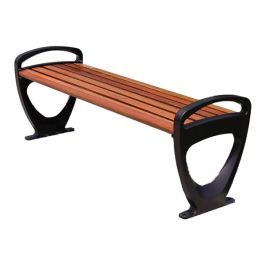 Ghế băng gỗ dài ngoài trời