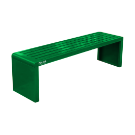 Ghế băng thép ngoài trời 1.5m nhiều màu