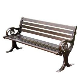 Ghế công viên có tựa nhôm đúc
