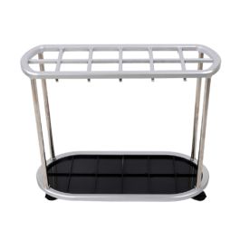 Kệ đựng dù Inox di động 12 ô cắm