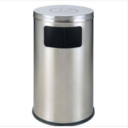 Thùng rác inox tròn cấm hút thuốc 