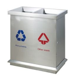thùng rác ngoài trời