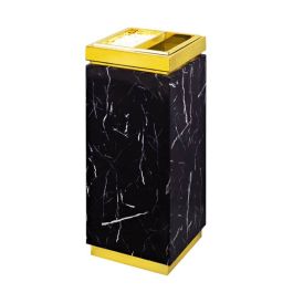 Thùng rác đá hoa cương có gạt tàn thuốc