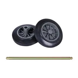 Bánh xe và trục thùng rác