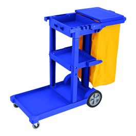 Xe đẩy làm vệ sinh chữ L có nắp