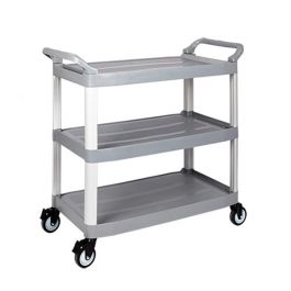 Xe đẩy thức ăn bằng nhựa khung nhôm tam giác