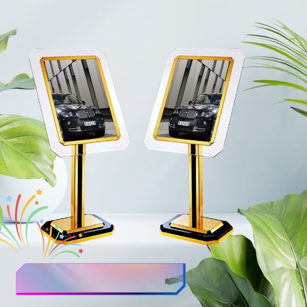 Bảng menu khung viền inox mặt kính - hình 3