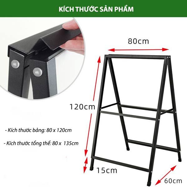 Bảng Standee chữ A 2 mặt - hình 6