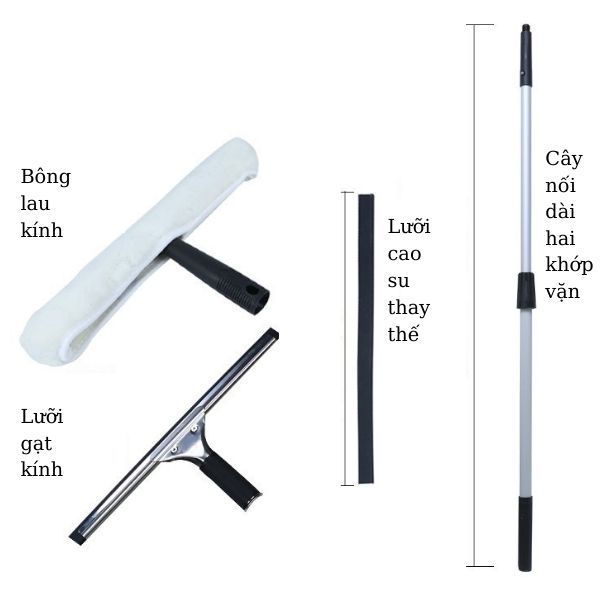 Bộ lau kính đa năng - hình 3