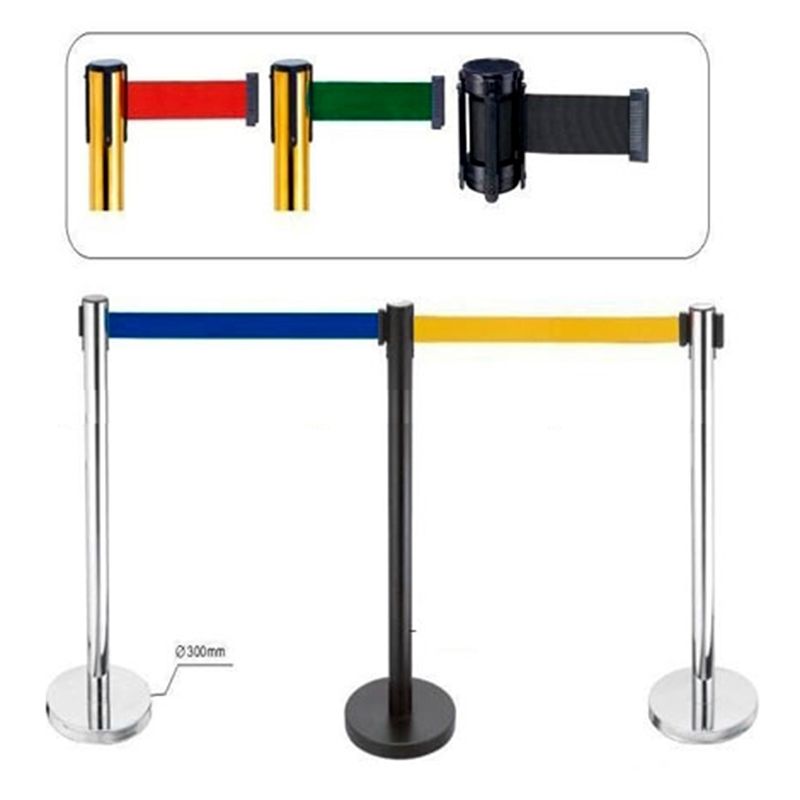 CỘT CHẮN INOX DÂY KÉO 2 MÉT GỌN NHẸ DỄ DI CHUYỂN ĐẶT HÀNG NHANH TOÀN QUỐC