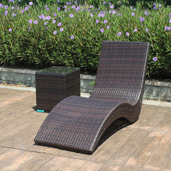 Ghế hồ bơi giả mây - hình 5