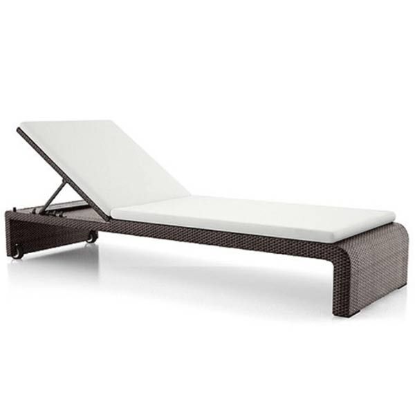 Ghế tắm nắng bể bơi mây nhựa PE - hình 2