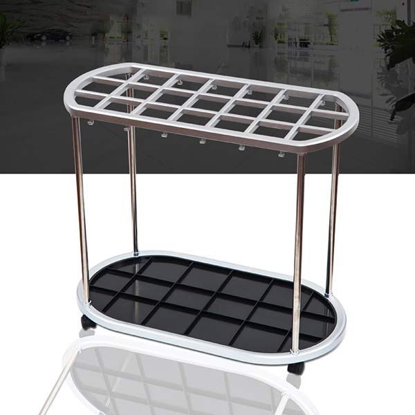 Kệ đựng dù inox 21 ô cắm - hình 3