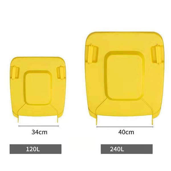 Nắp thùng rác 240L, 120L - hình 5