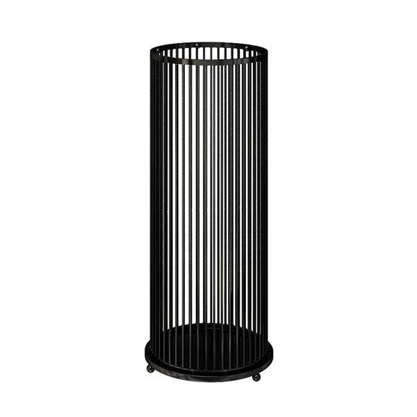 Sọt cắm ô dù màu đen nan thẳng - hình 2