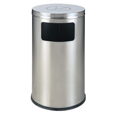 Thùng rác inox trắng - hình 2