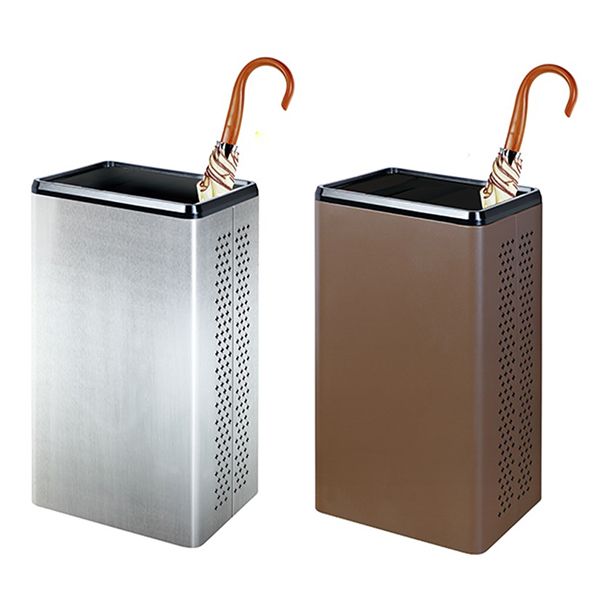 Thùng đựng ô dù inox trắng - hình 5