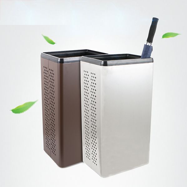 Thùng đựng ô dù inox trắng - hình 6