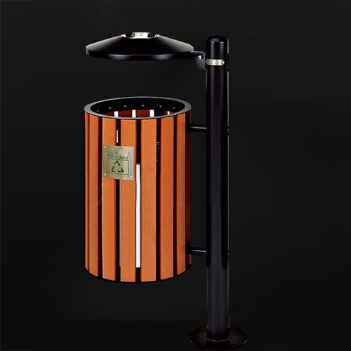 Thùng rác gỗ treo đơn - hình 6