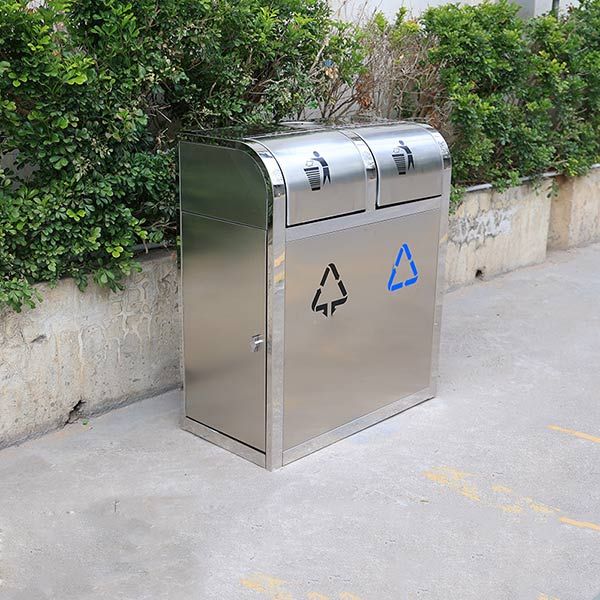 Thùng rác nắp đẩy nhiều ngăn - hình 4