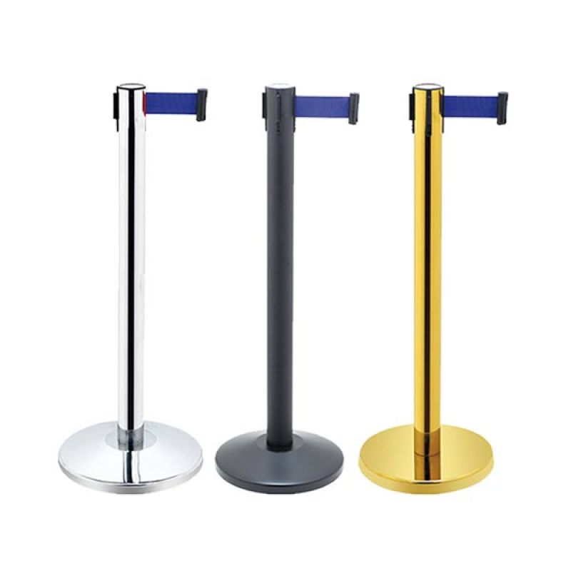 Cột chắn dây màu xanh dương