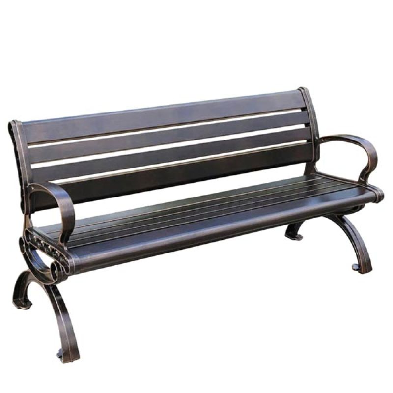 Ghế dài ngoài trời nhôm đúc