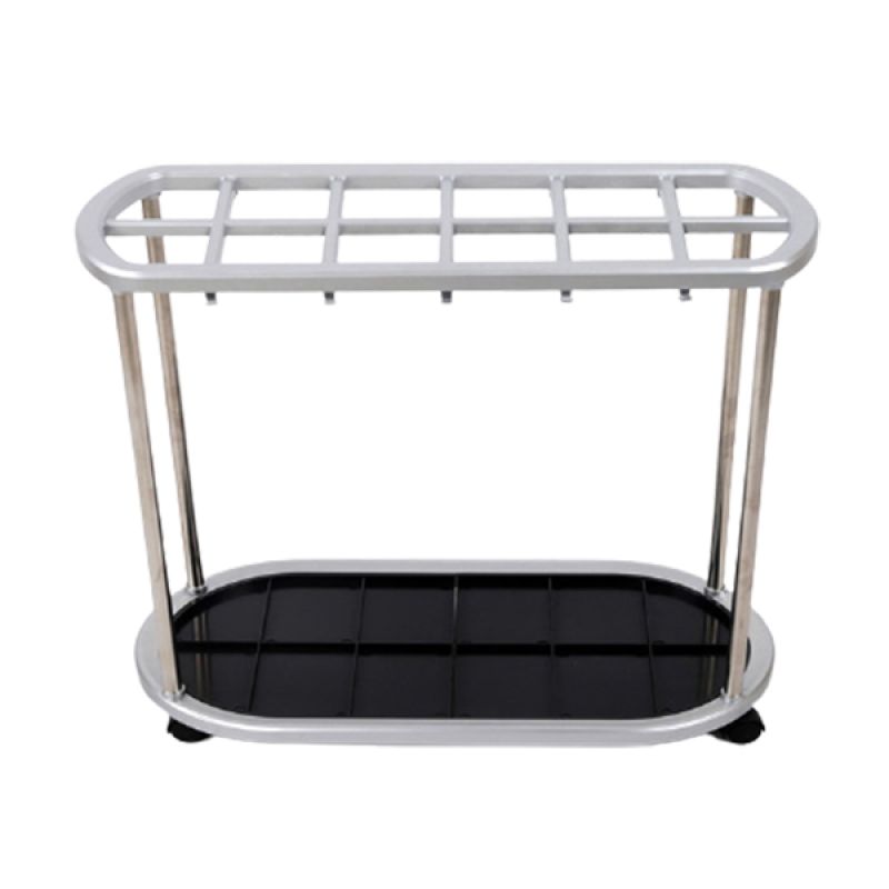 Kệ đựng dù Inox di động 12 ô cắm