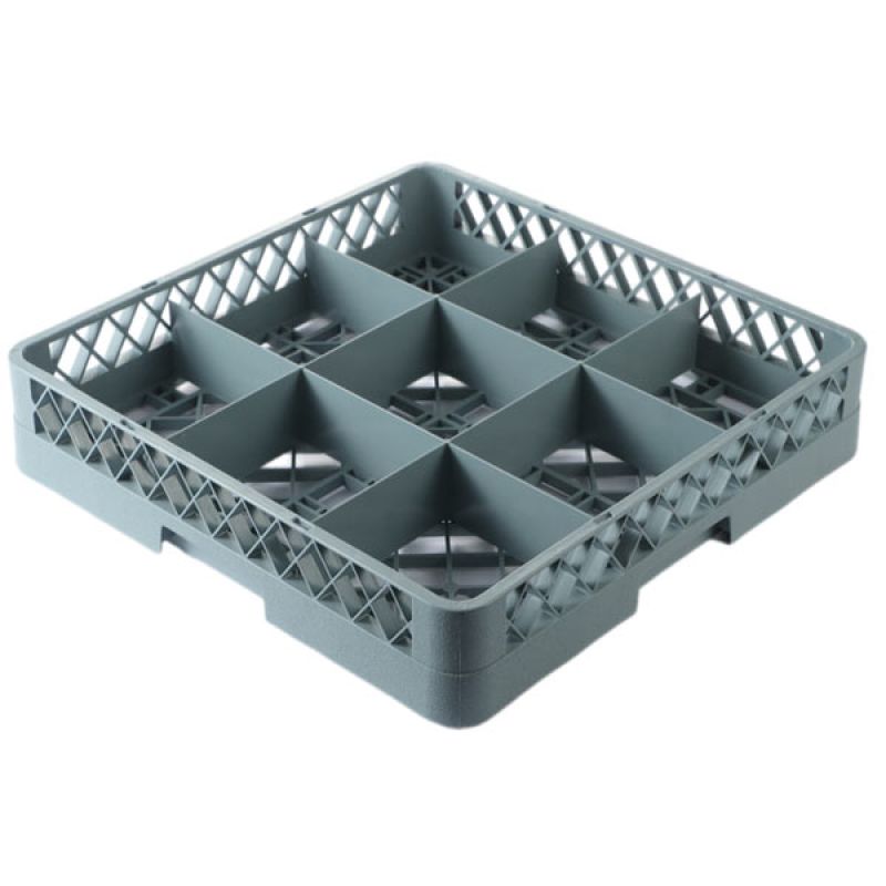 Rack đựng ly 9 ngăn màu ghi