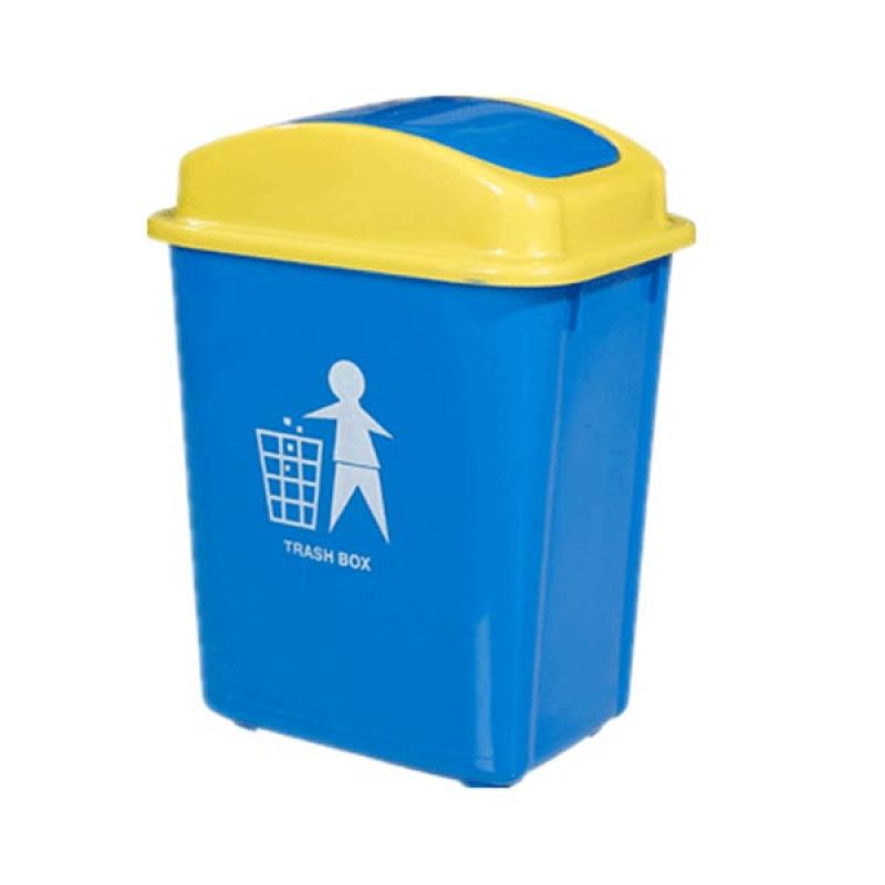 Thùng rác nhựa có nắp bập bênh 30L