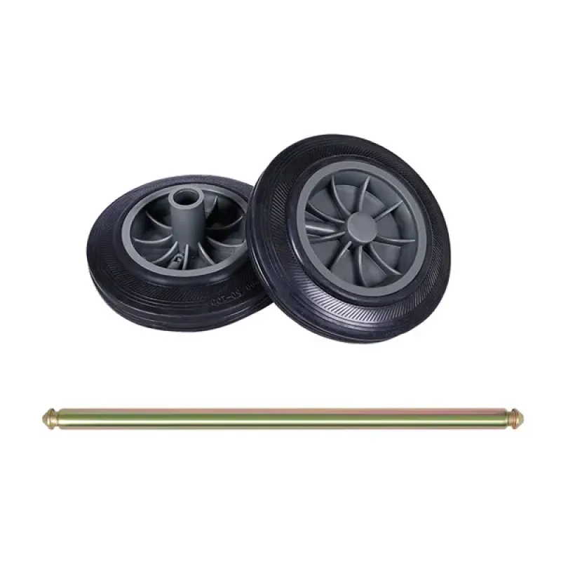 Bánh xe và trục thùng rác
